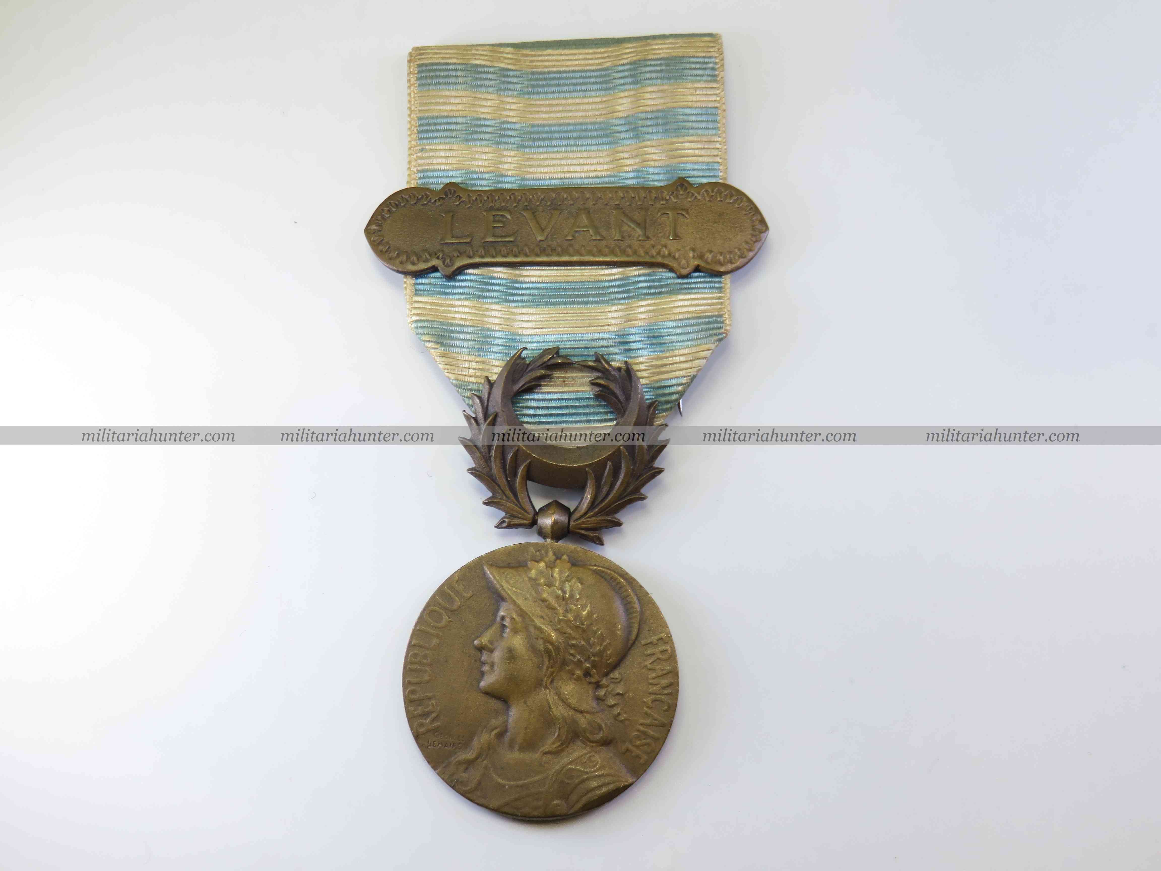 militaria : Médaille du Levant IIIe République - 1920's french Syria medal