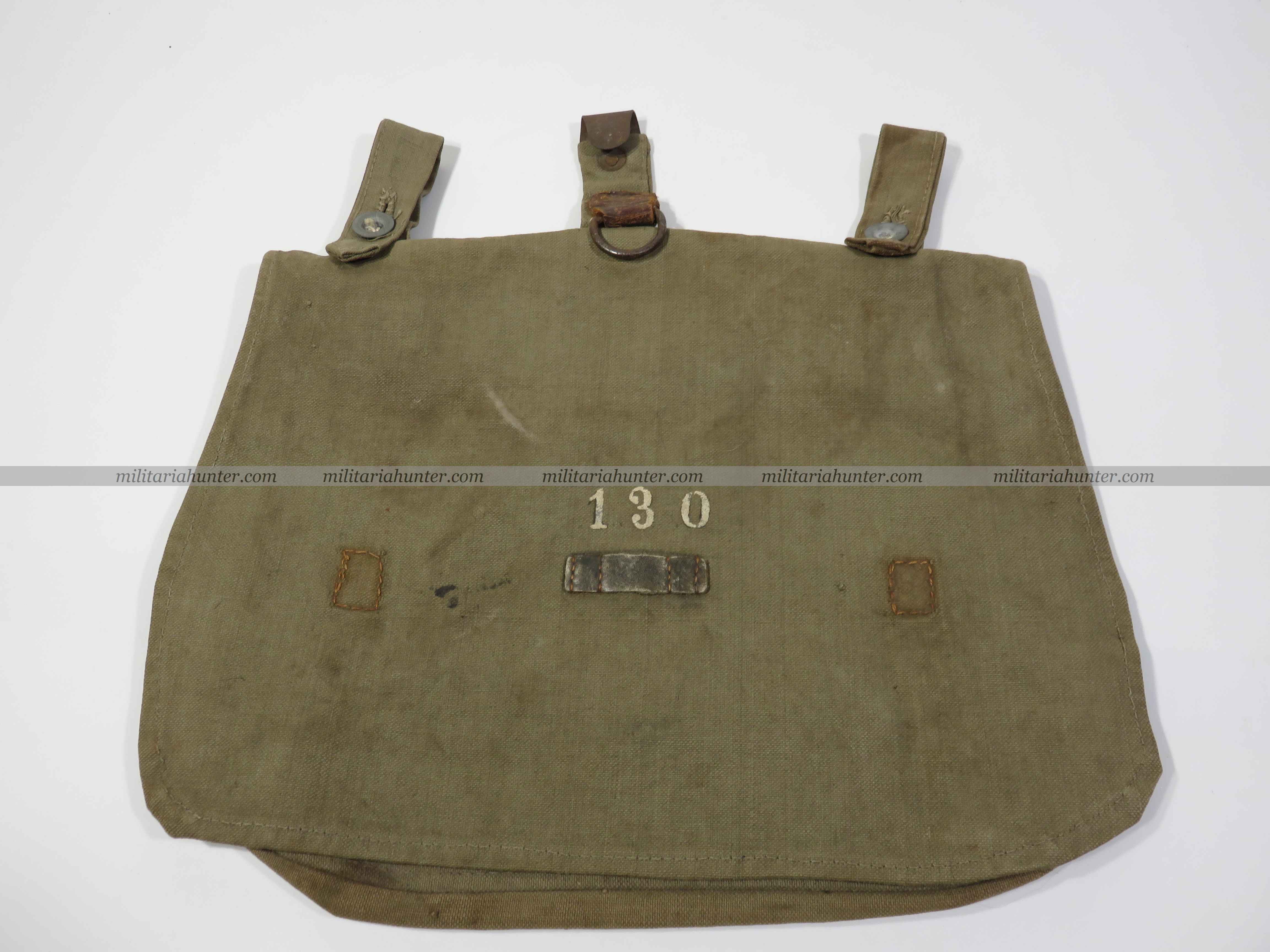 Militaria Hunter   Achat Vente Estimation Militaria ww1 ww2 ww1 - Reichsmarine breadbag 1918 - sac à pain Marine fin de guerre