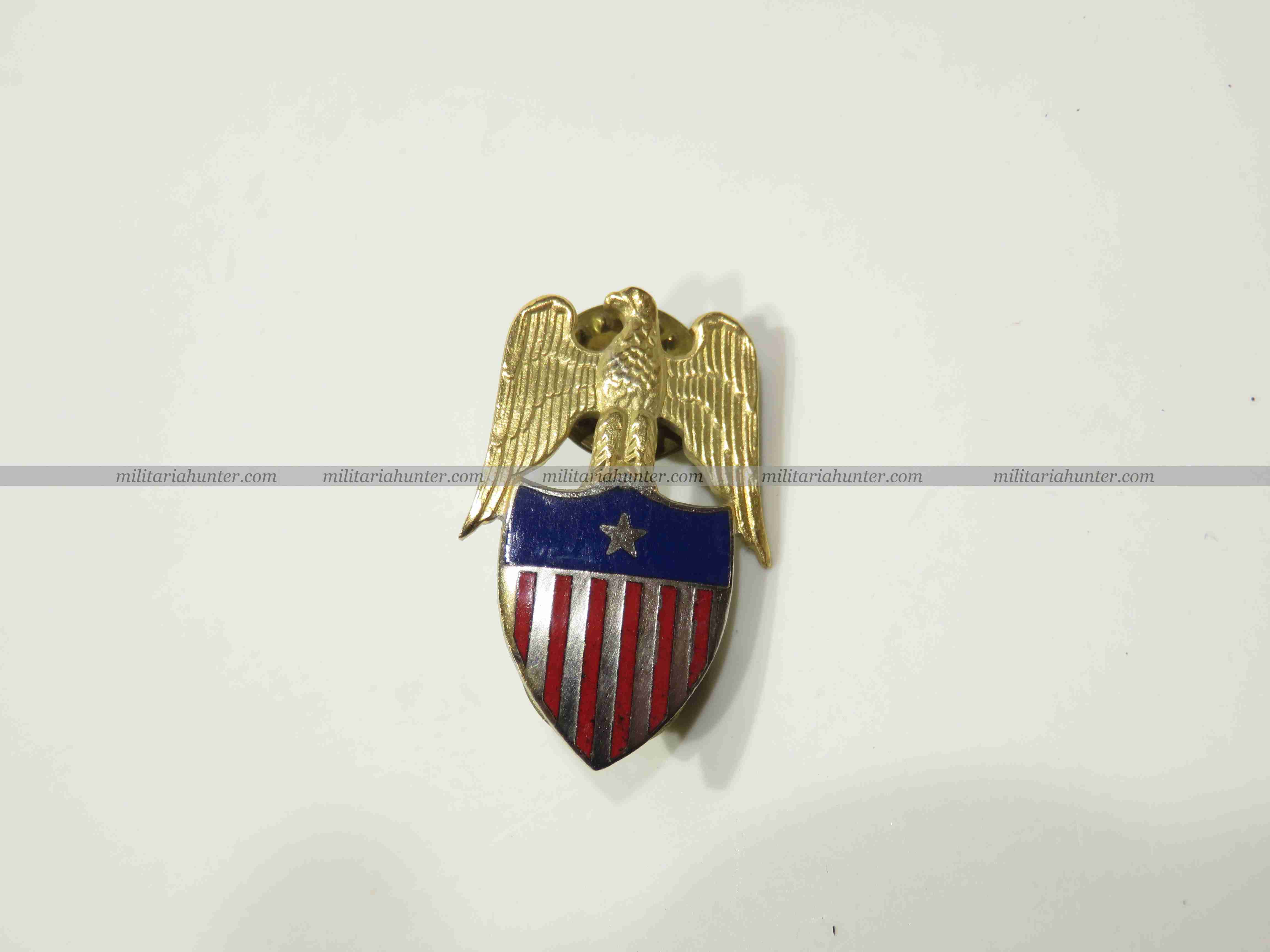 militaria : US Aide to Brigadier General collar badge insignia