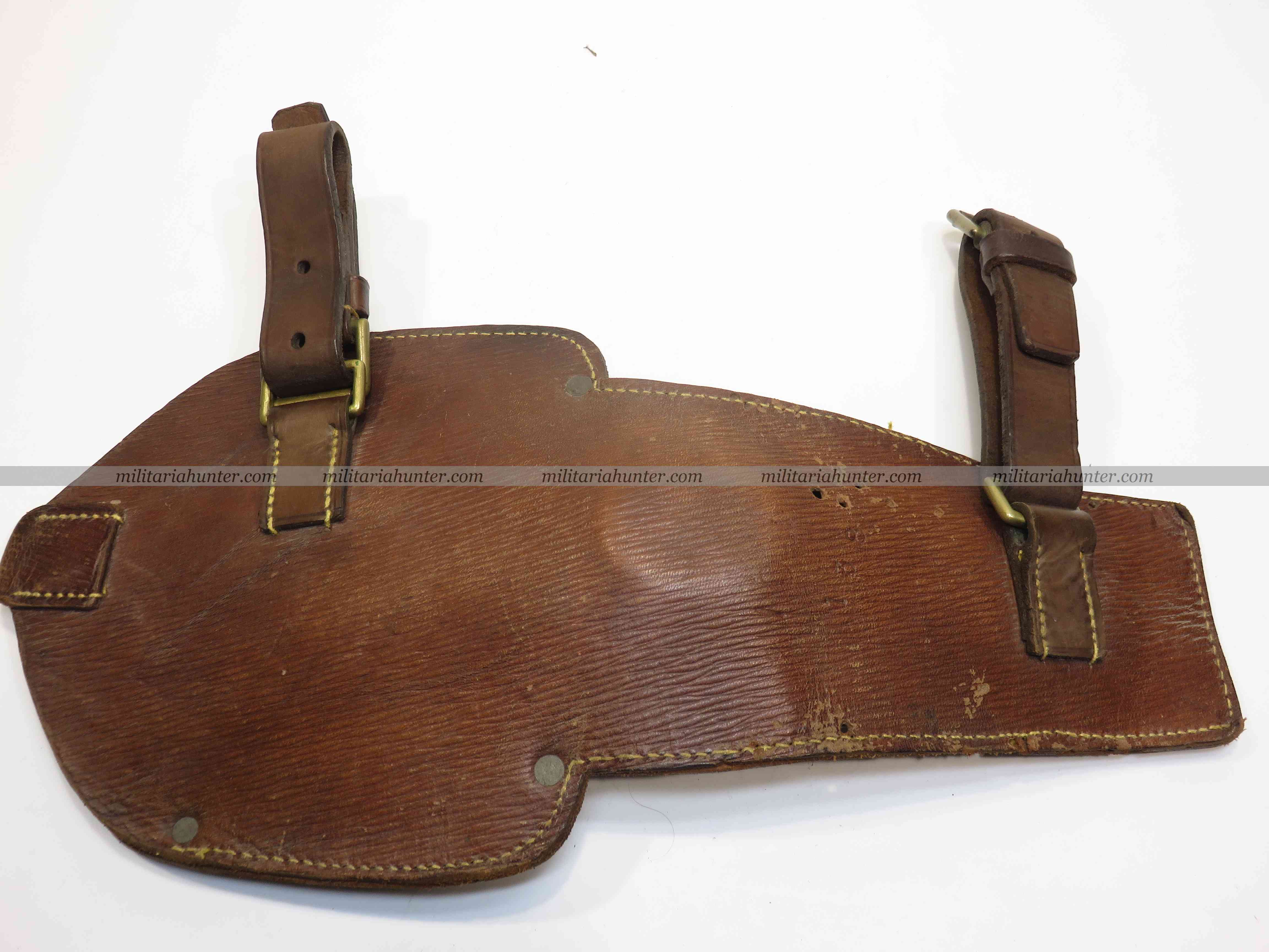 militaria : Scarce british leather entrenching tool carrier, TF 1914