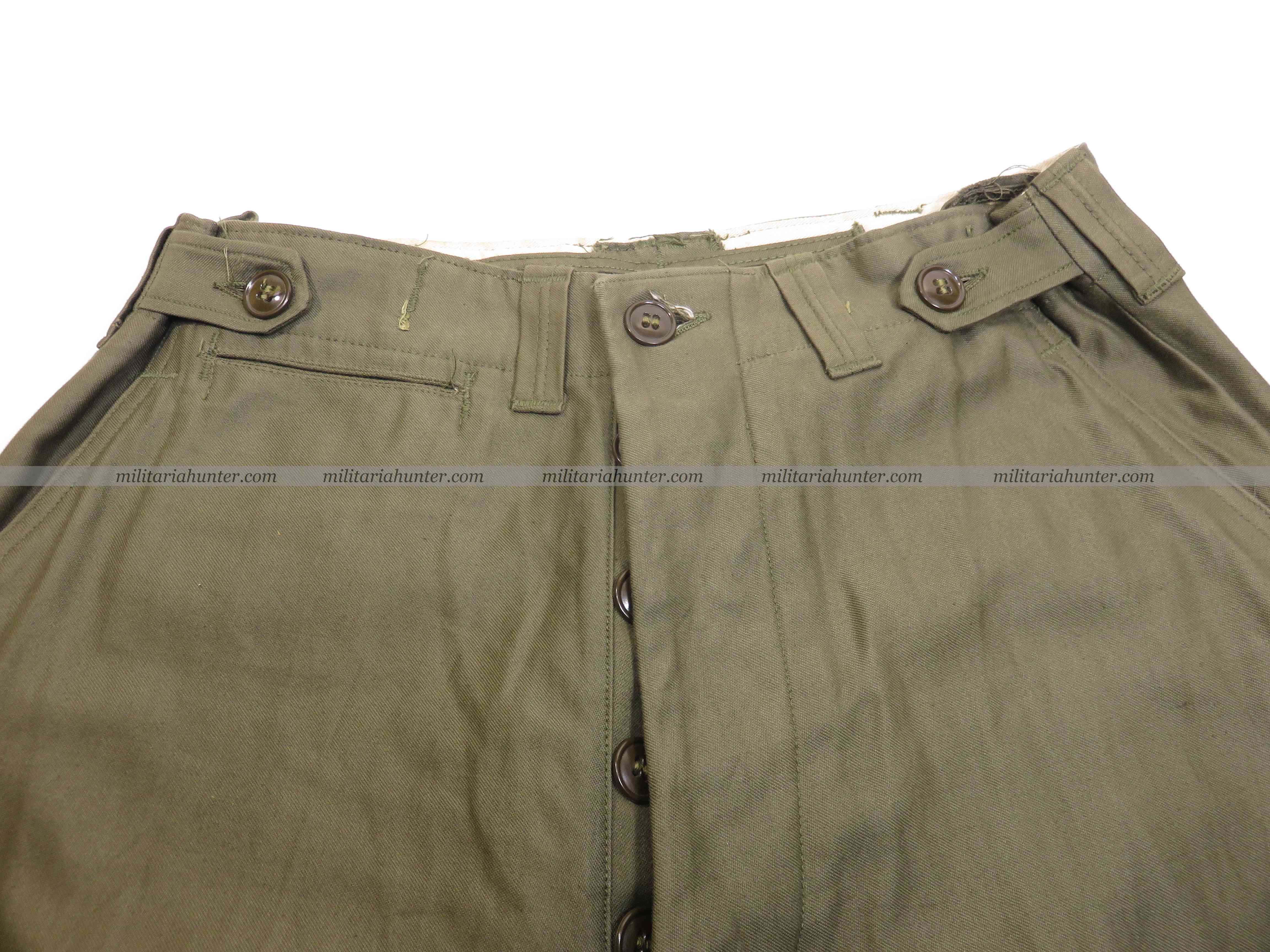 militaria : US ww2 M43 trousers near mint - Pantalon US M43 neuf de stock