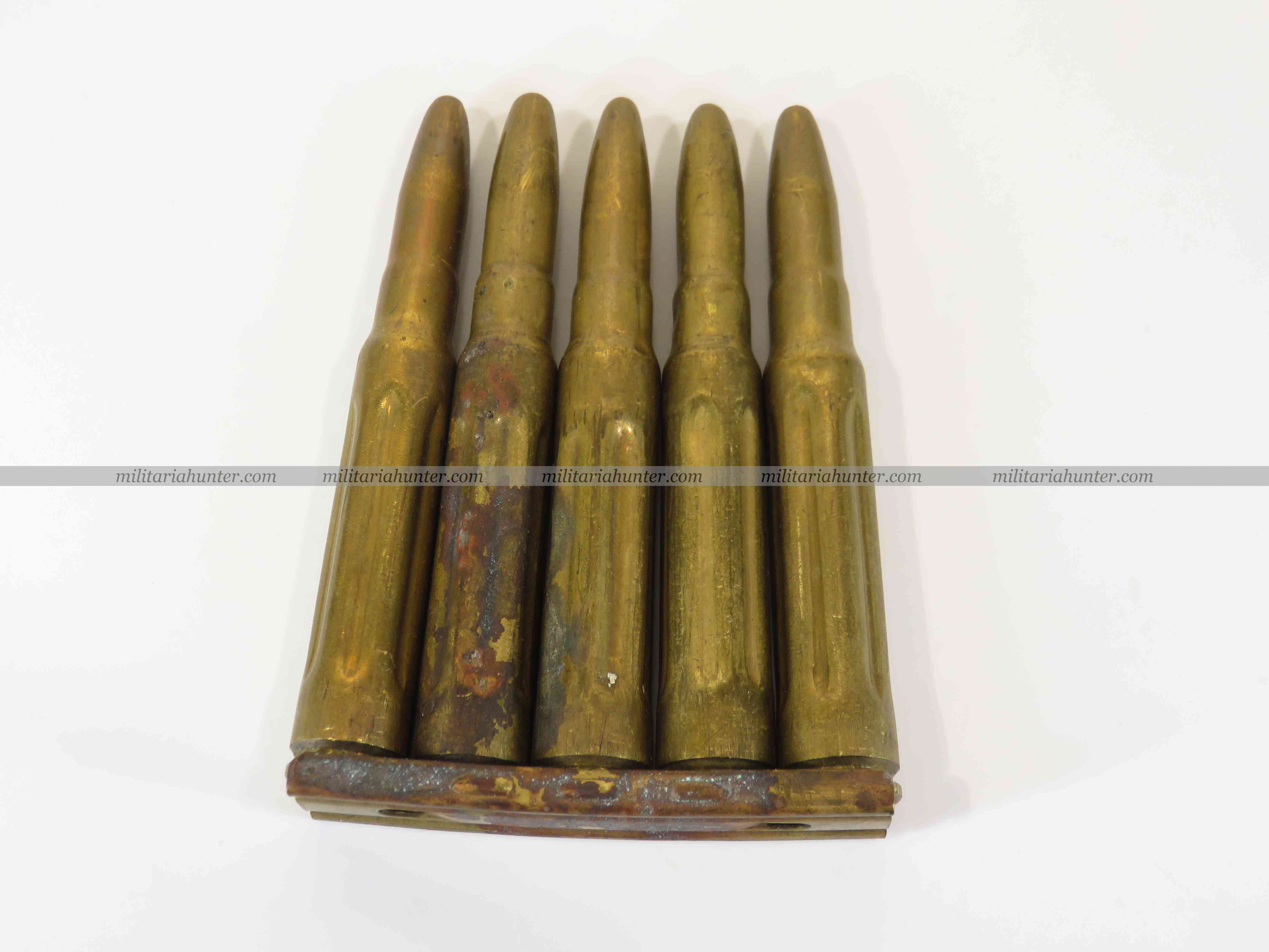 militaria : cartouches de manipulation 7,92 mm Mauser