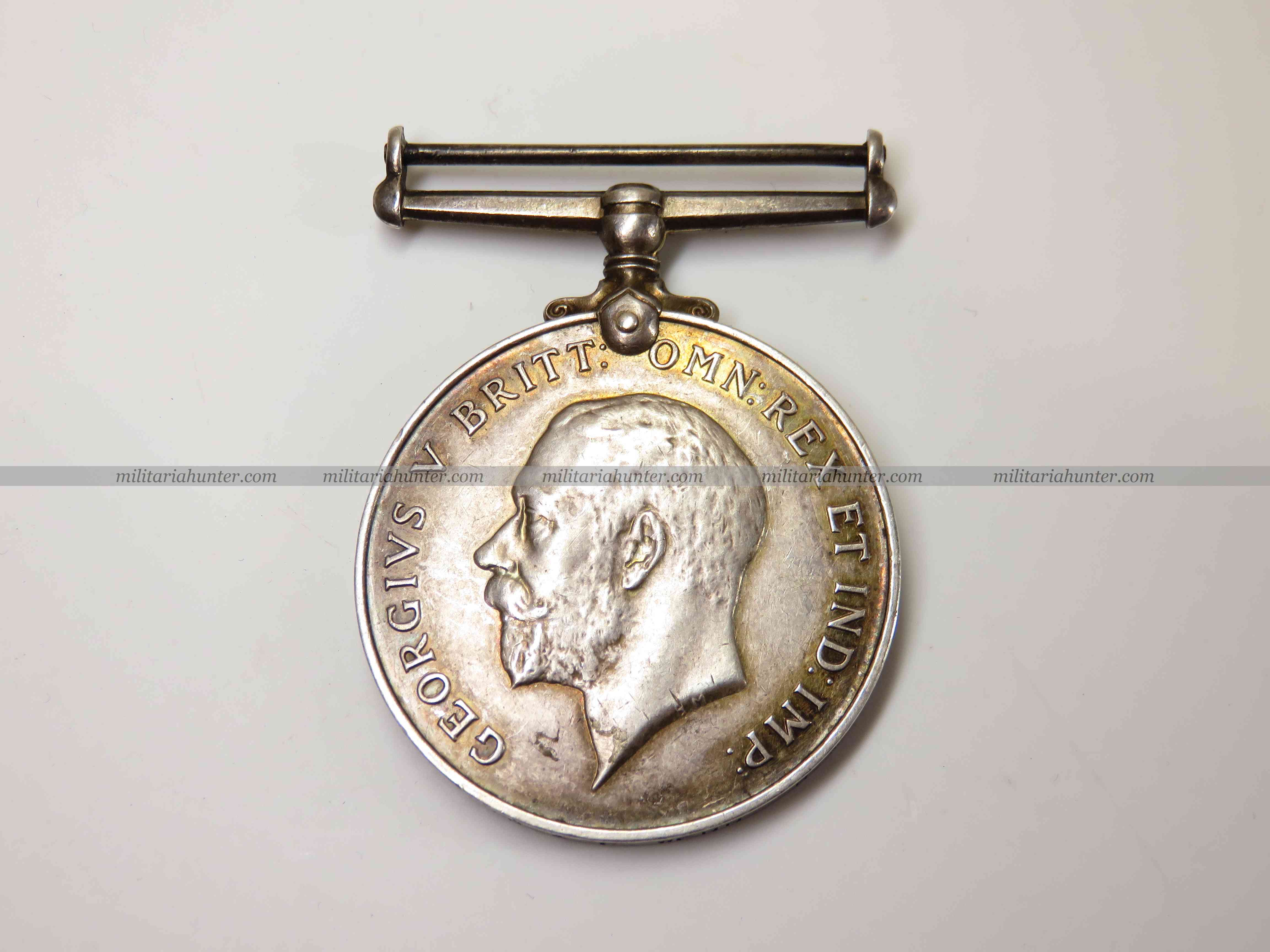 militaria : ww1 british 14-18 war medal Gunner Arthur F. Wenn Royal Artillery