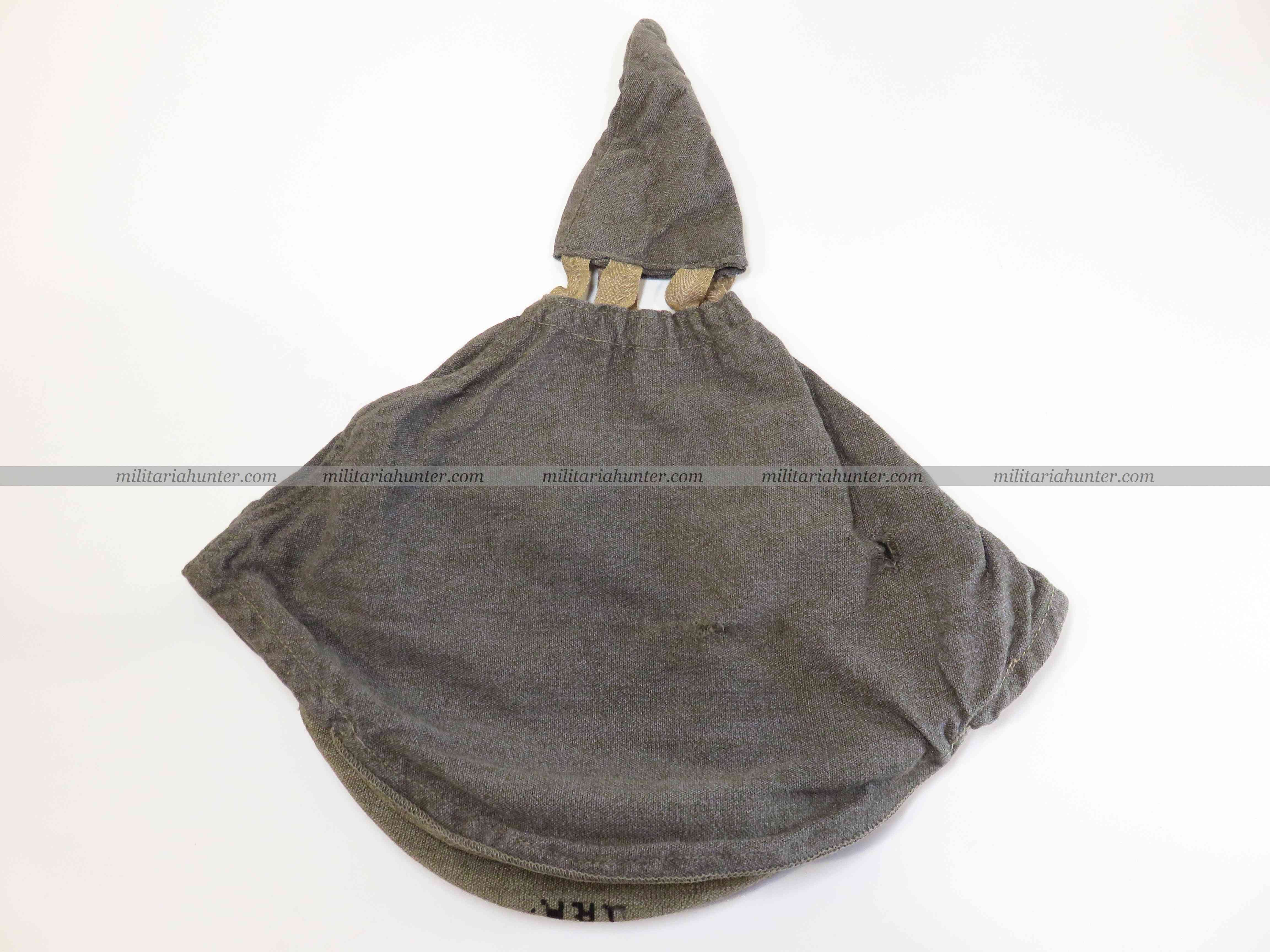 militaria : ww1 german officer spiked helmet cover - couvre casque officier