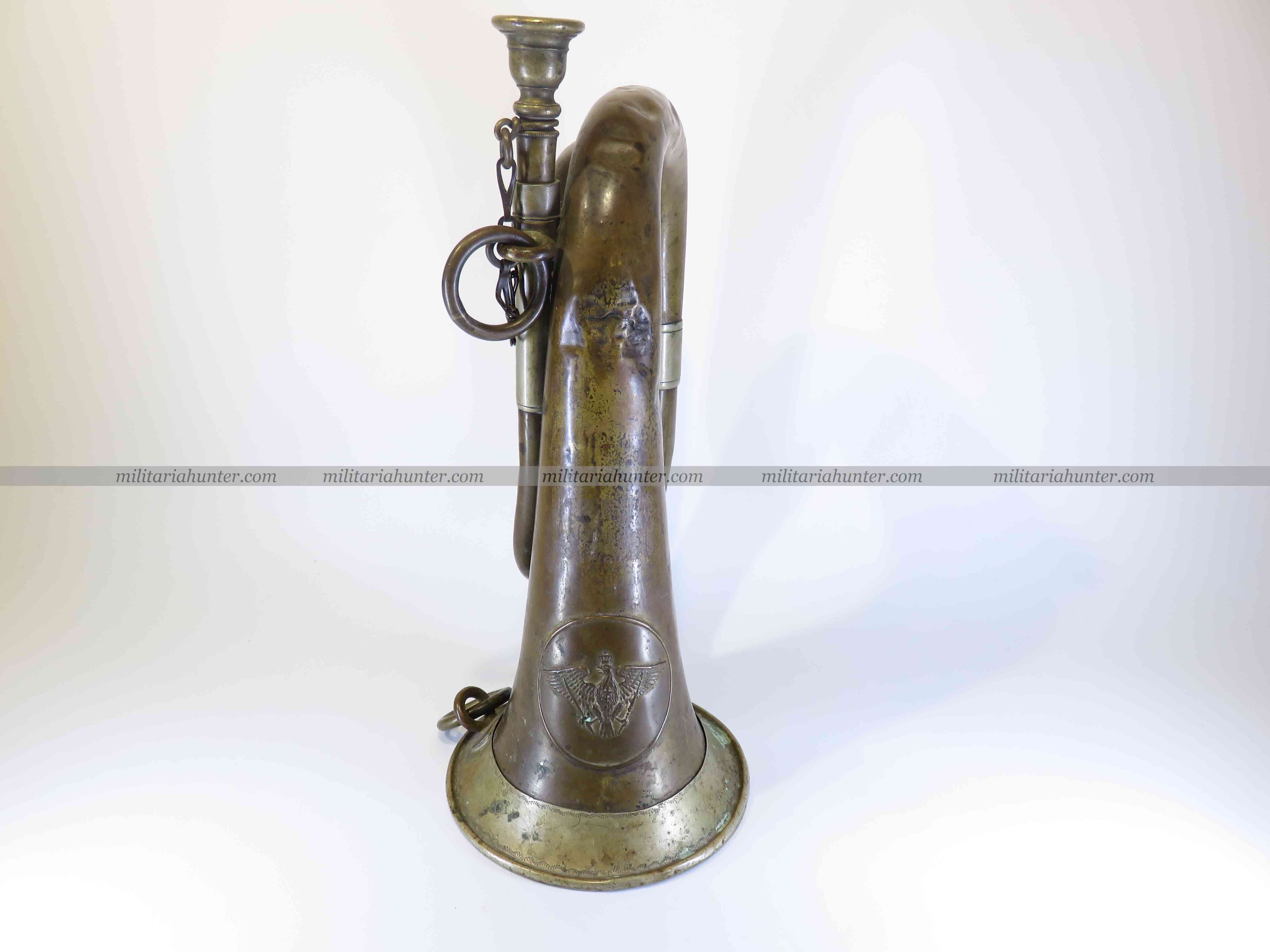 militaria : Signalhorn - bugle prussien - ww1 prussian bugle