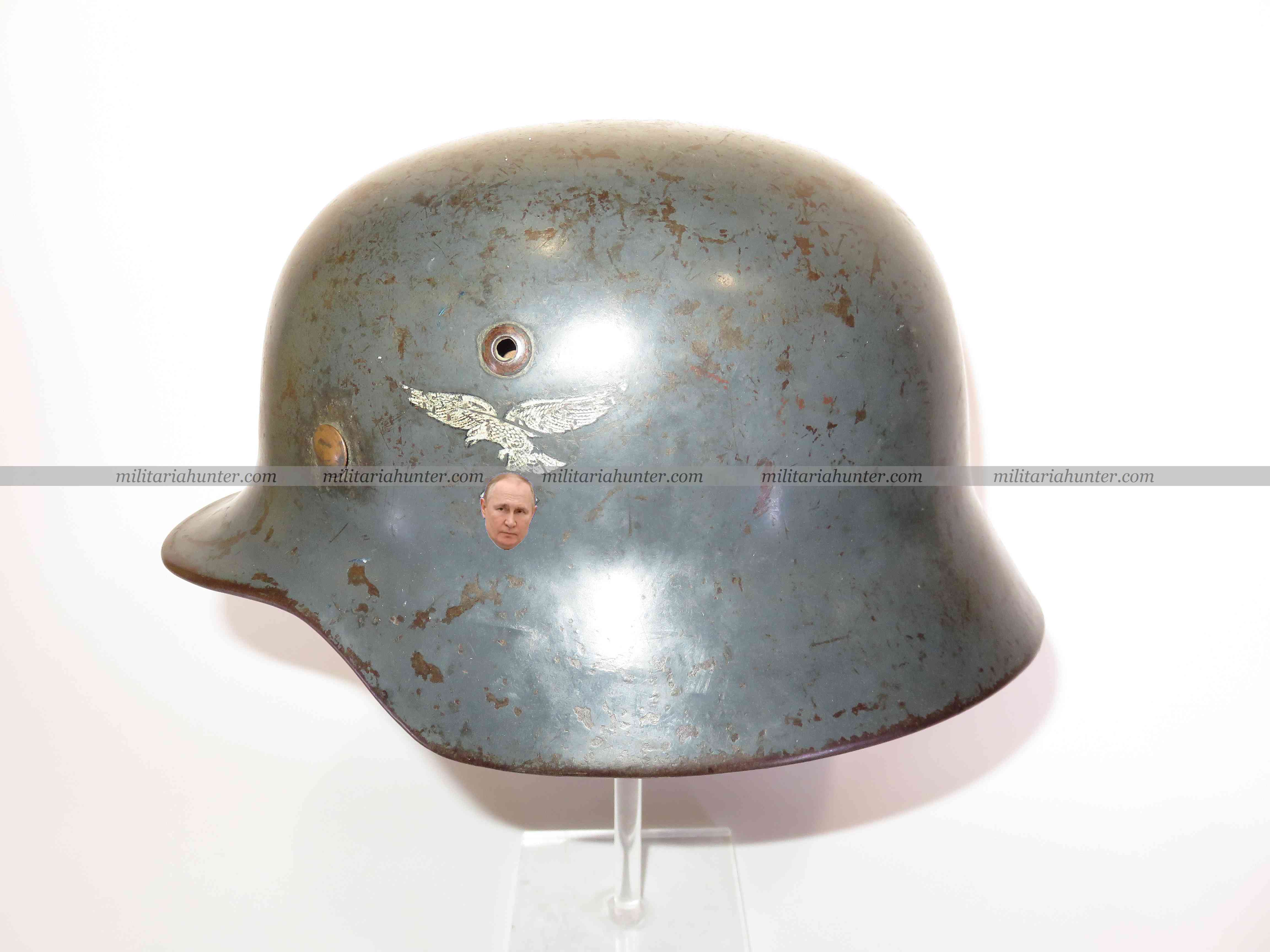 Militaria Hunter   Achat Vente Estimation Militaria ww1 ww2 Casque allemand ww2 Stahlhelm M35 Luftwaffe german helmet SD
