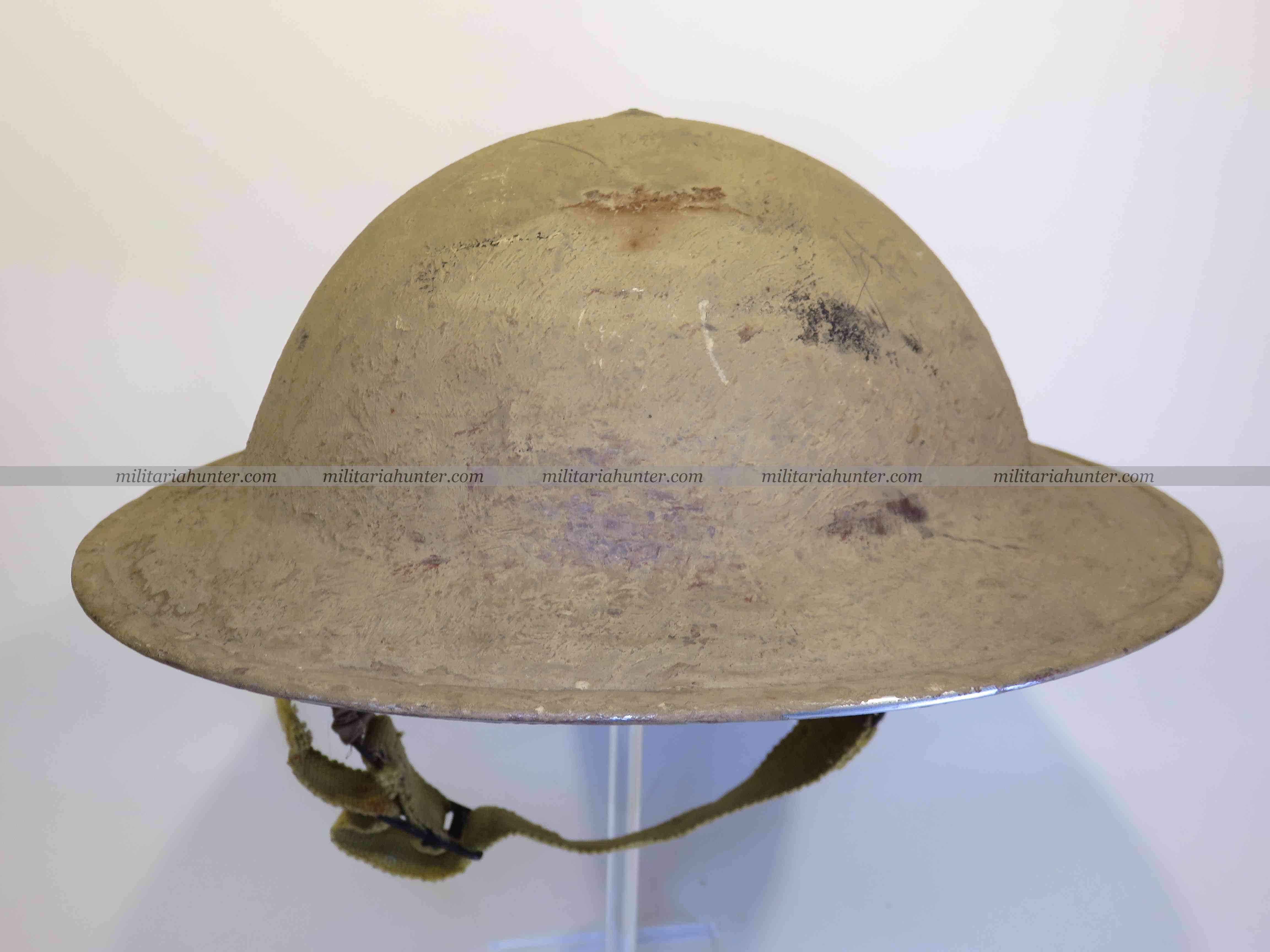 militaria : Casque Sud Africain MkII 1942 - ww2 South African Mk II helmet