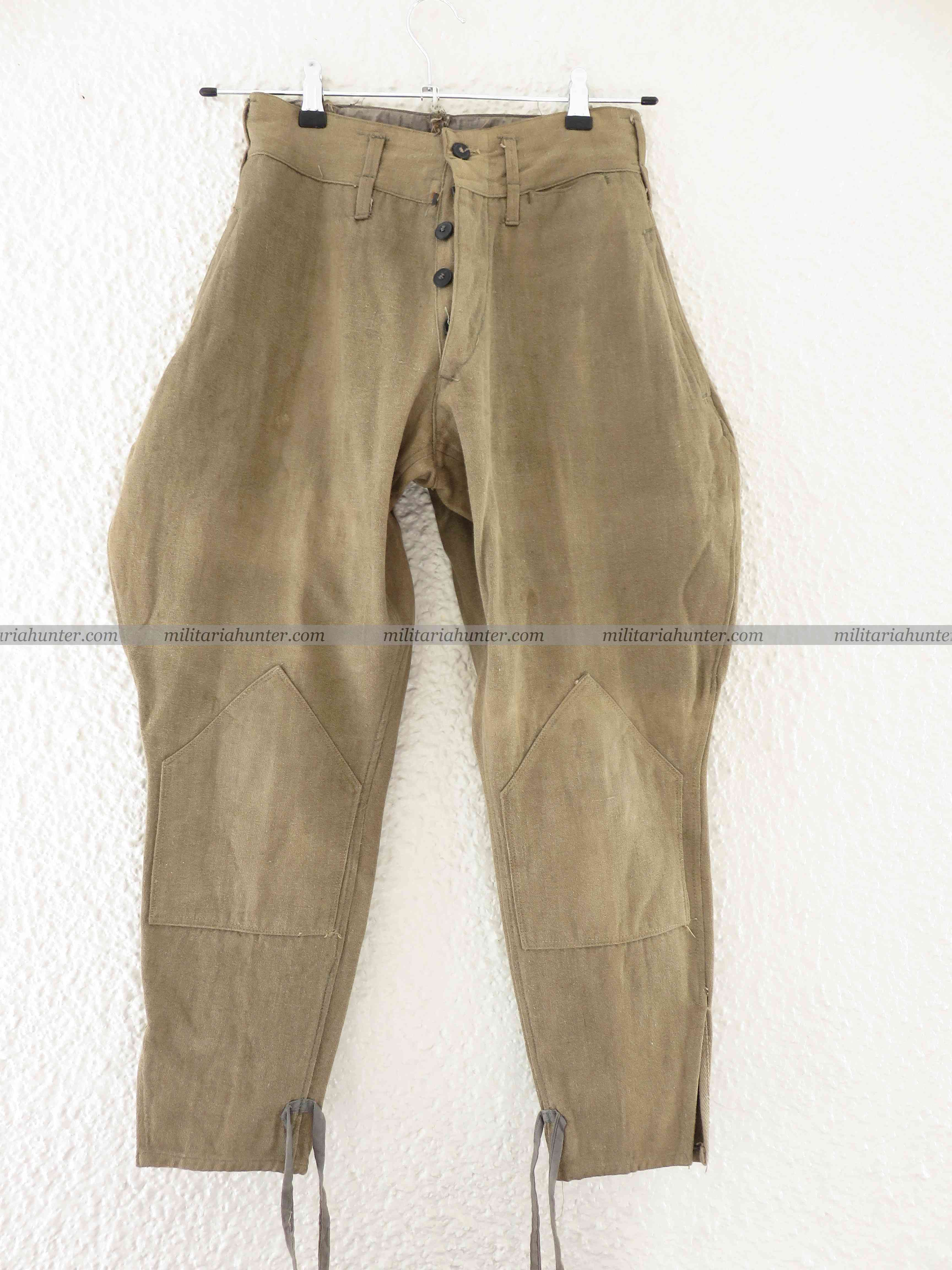 militaria : WW2 scarce russian M35 trousers breeches dated 1940 - pantalon russe M35