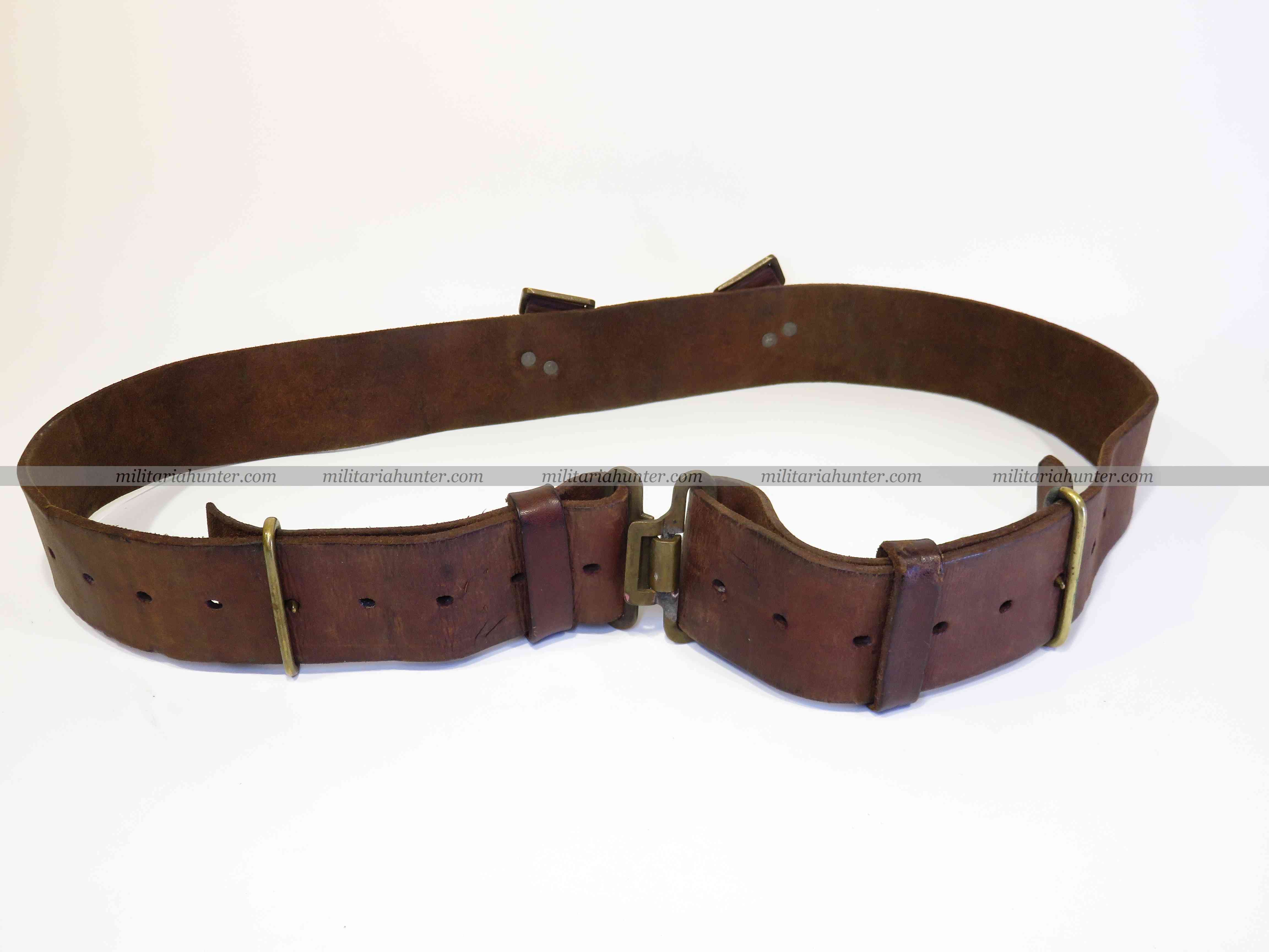 militaria : Ceinturon anglais cuir pattern 39 - Pattern 39 british leather belt
