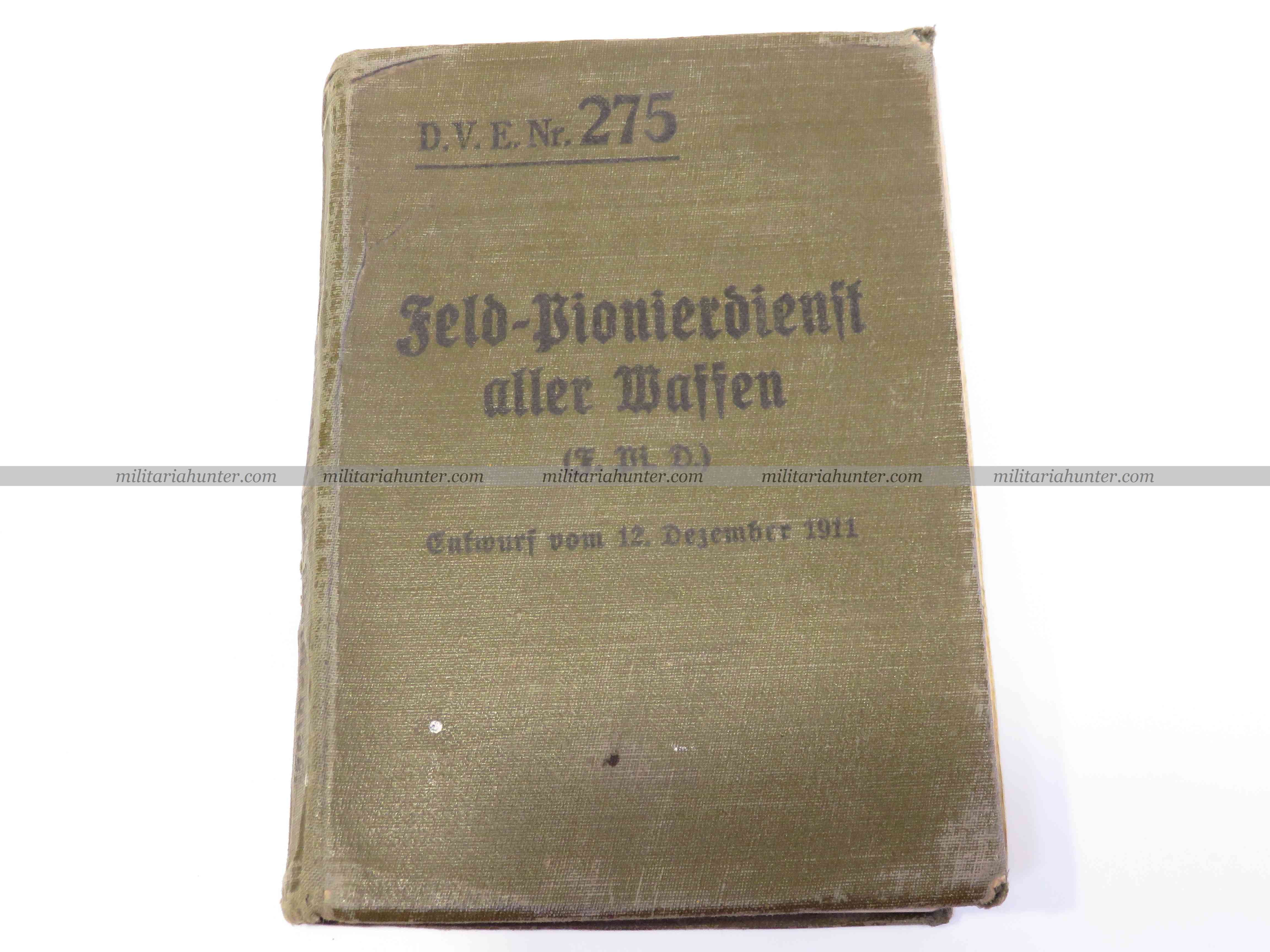 militaria : Manuel de Pionier, Pionier Bataillon 9 - ww1 german Engineer manual