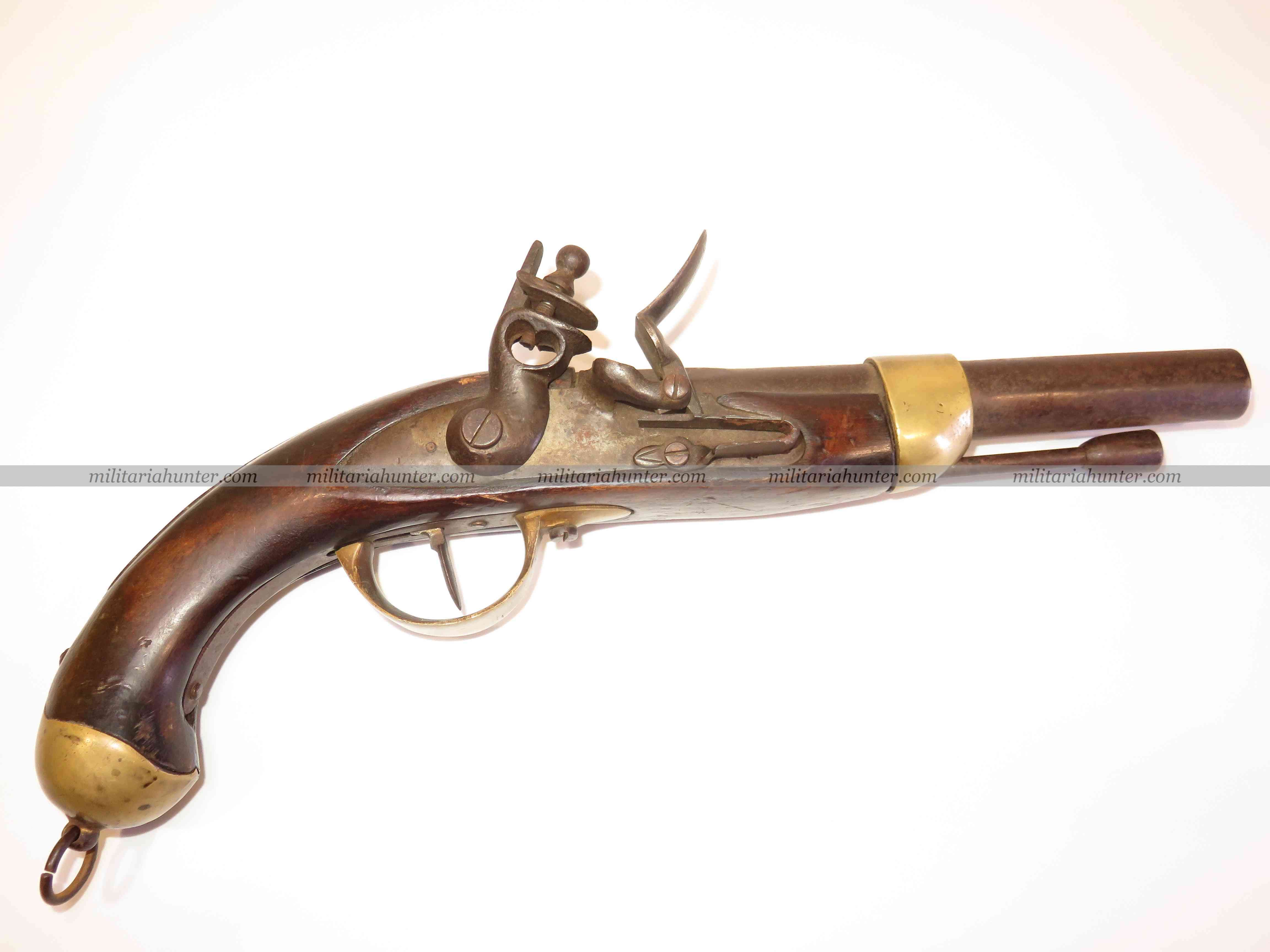 Militaria Hunter   Achat Vente Estimation Militaria ww1 ww2 Pistolet à silex modèle 1816