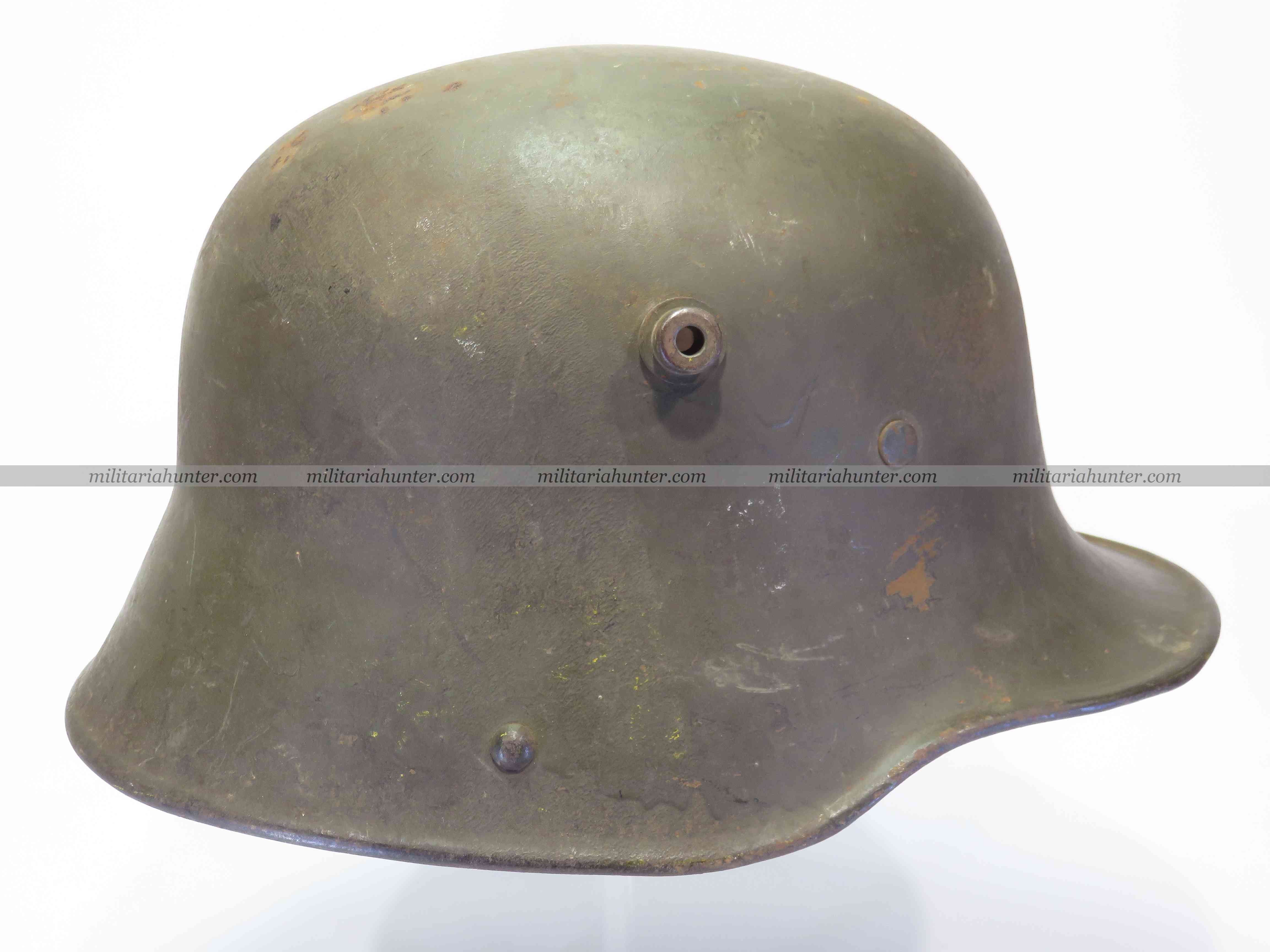 militaria : Stahlhelm M16 feldgrau - ww1 german helmet