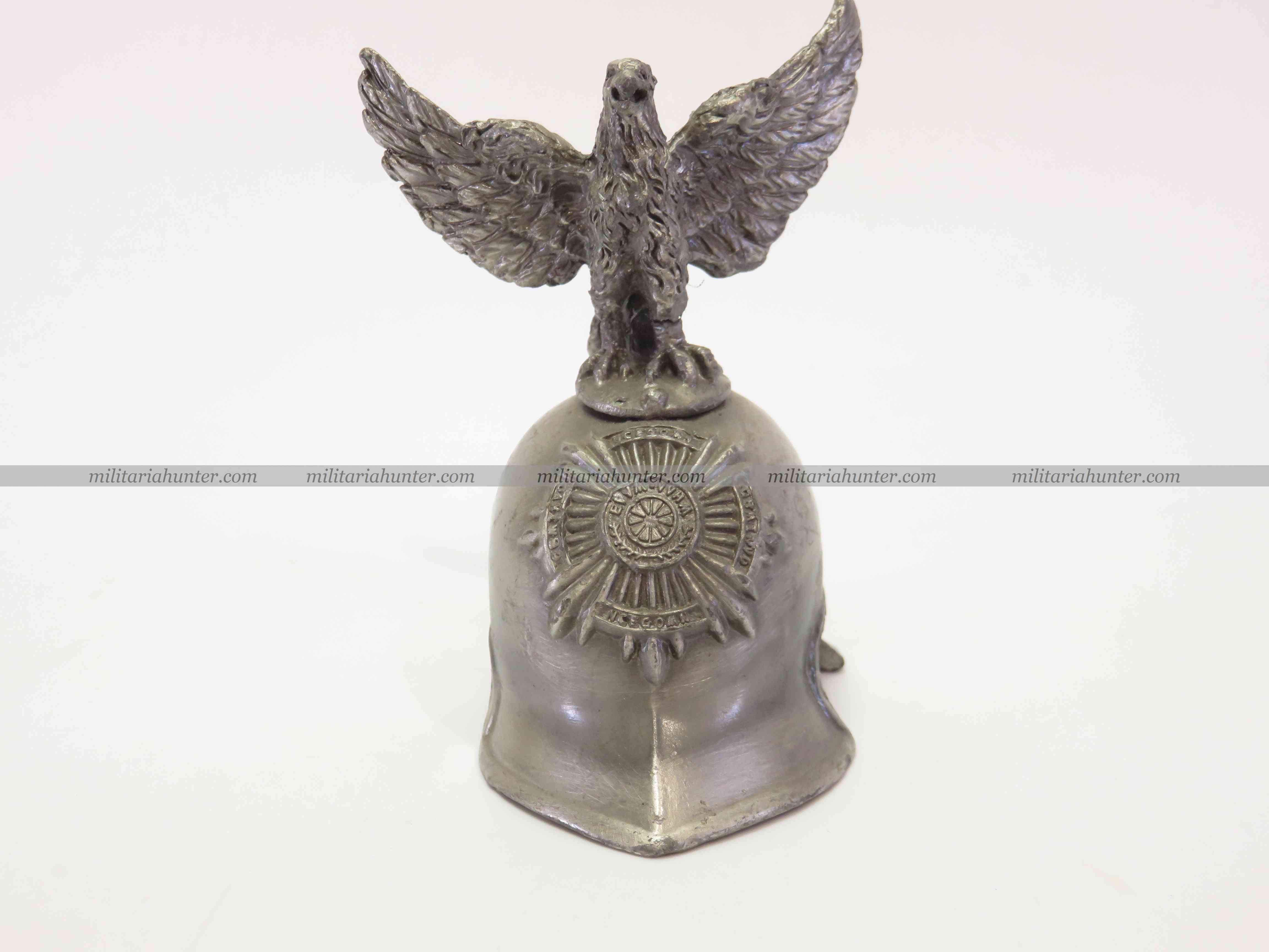 militaria : Miniature casque Leib Gendarme - Leib Gendarmhelm - spiked helmet