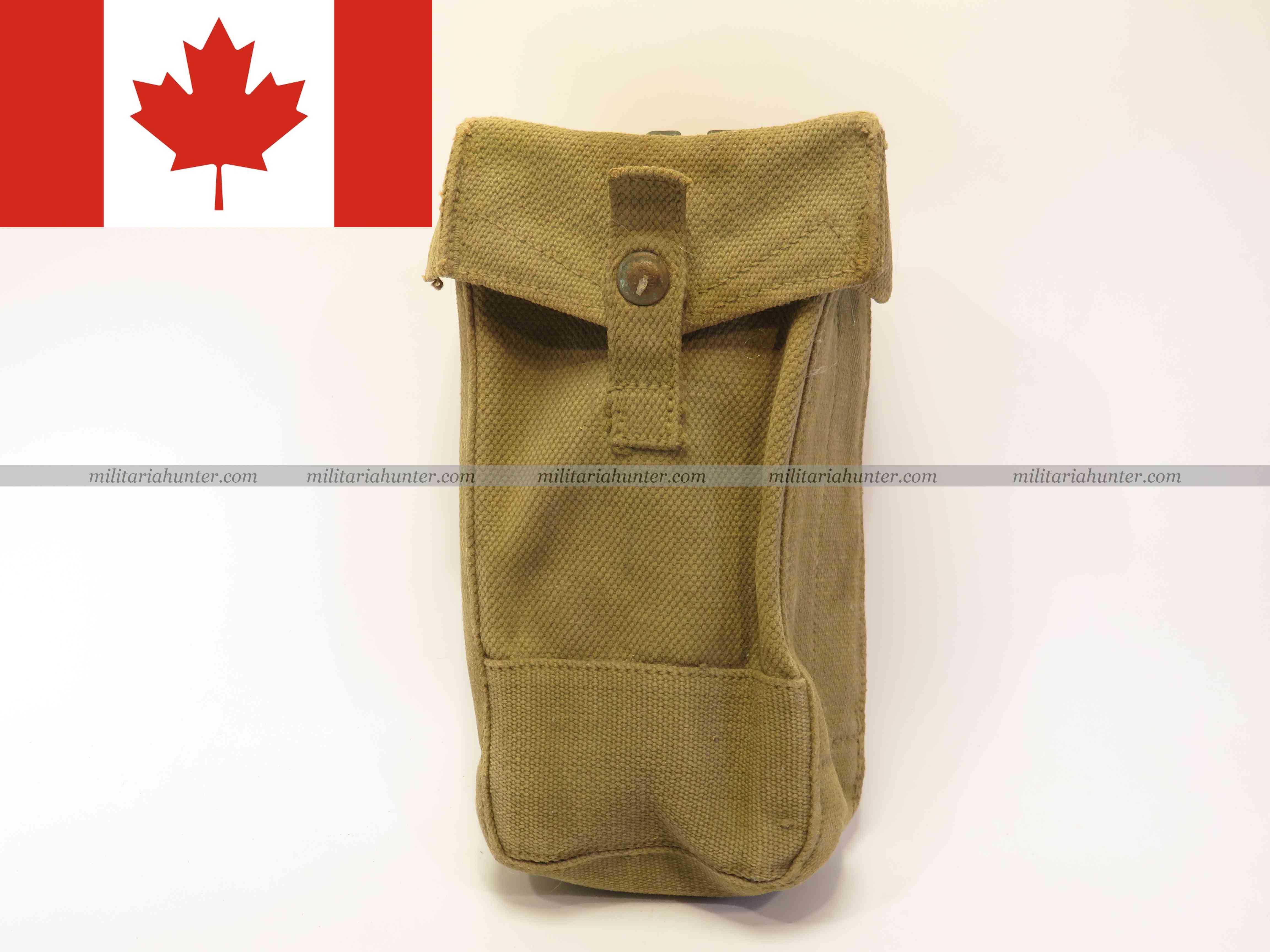 militaria : WW2 Canada basic pouch pattern 37 daté 1940
