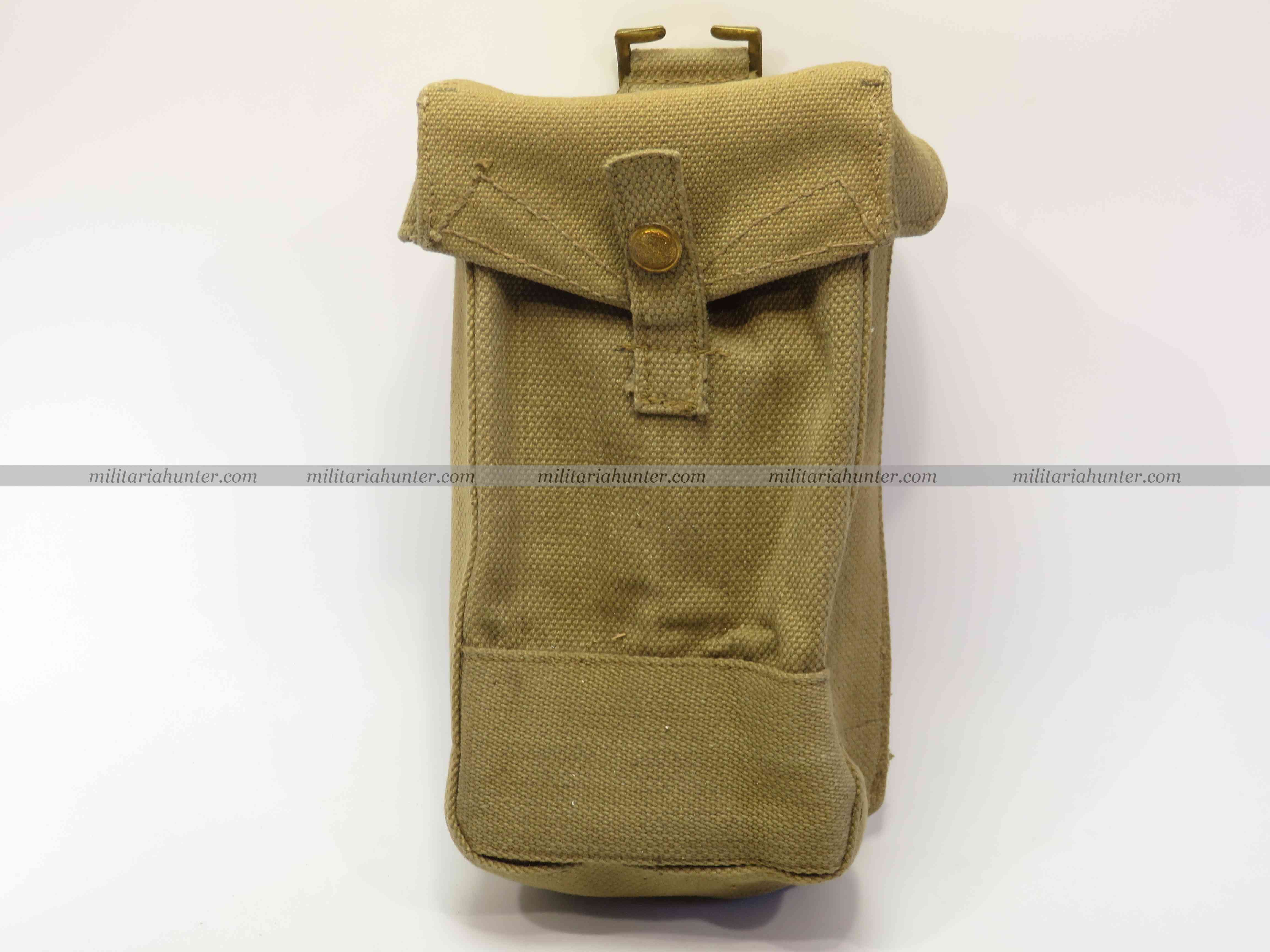 militaria : WW2 British utility pouch pattern 37 - pouch additionnel daté 1941