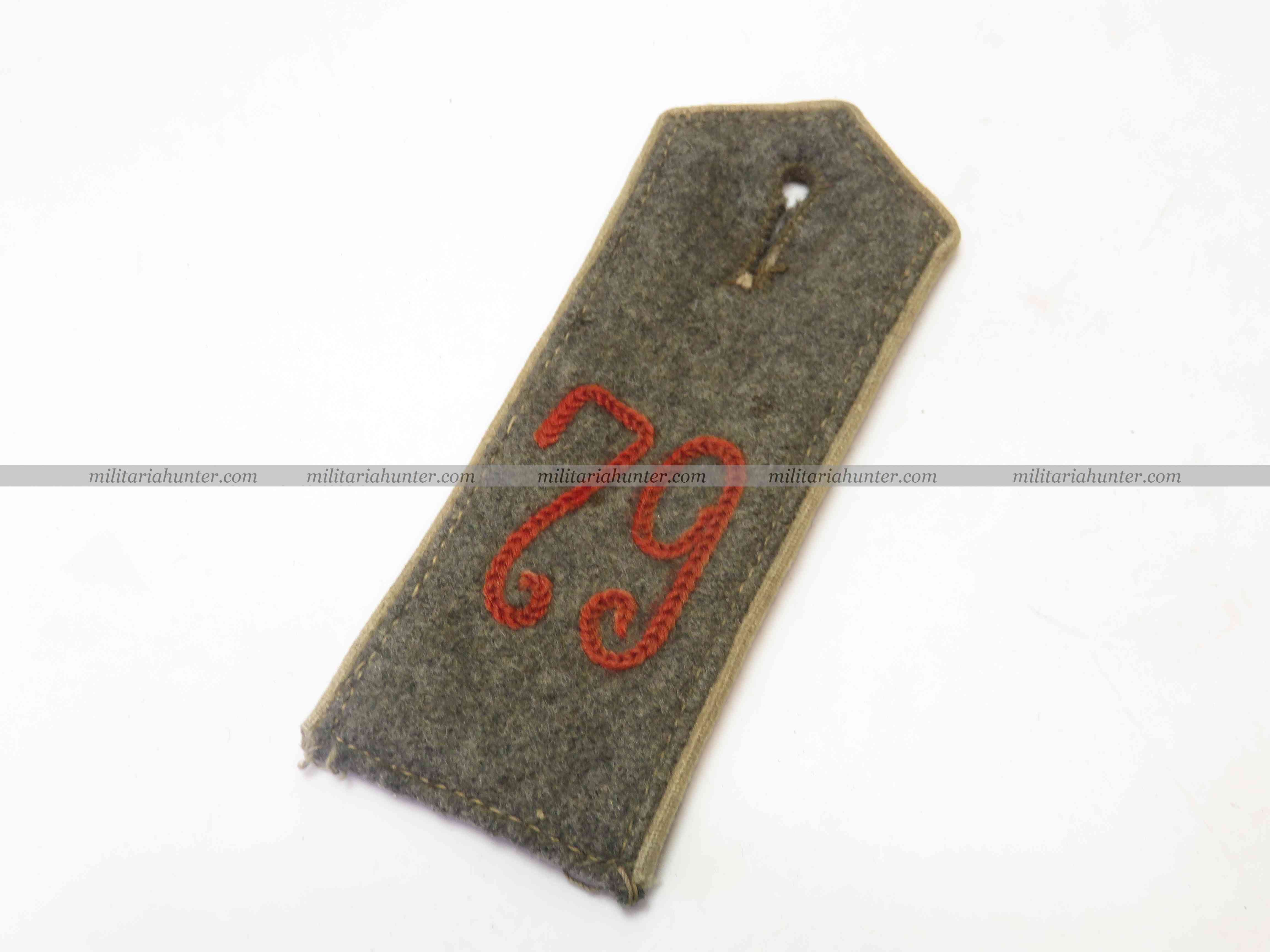 militaria : www1 german shoulder strap JR79 - patte d'épaule M15 du JR79 Hanovre