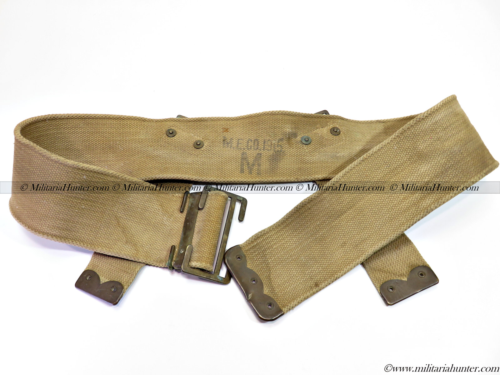 militaria : ww1 Ceinturon anglais en WEB 1908 british belt
