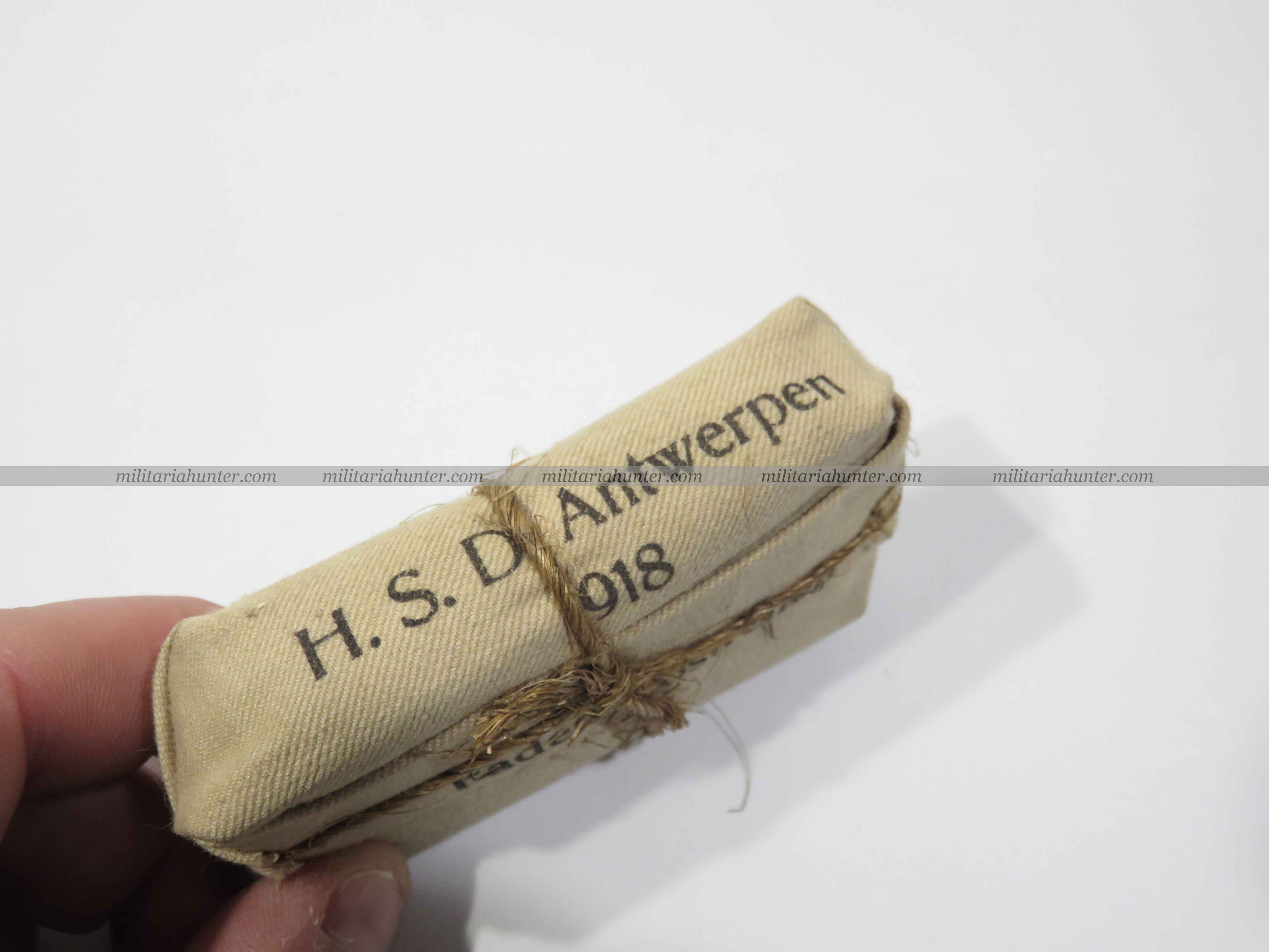 militaria : WW1 pansement allemand 1918 - german bandage, dressing