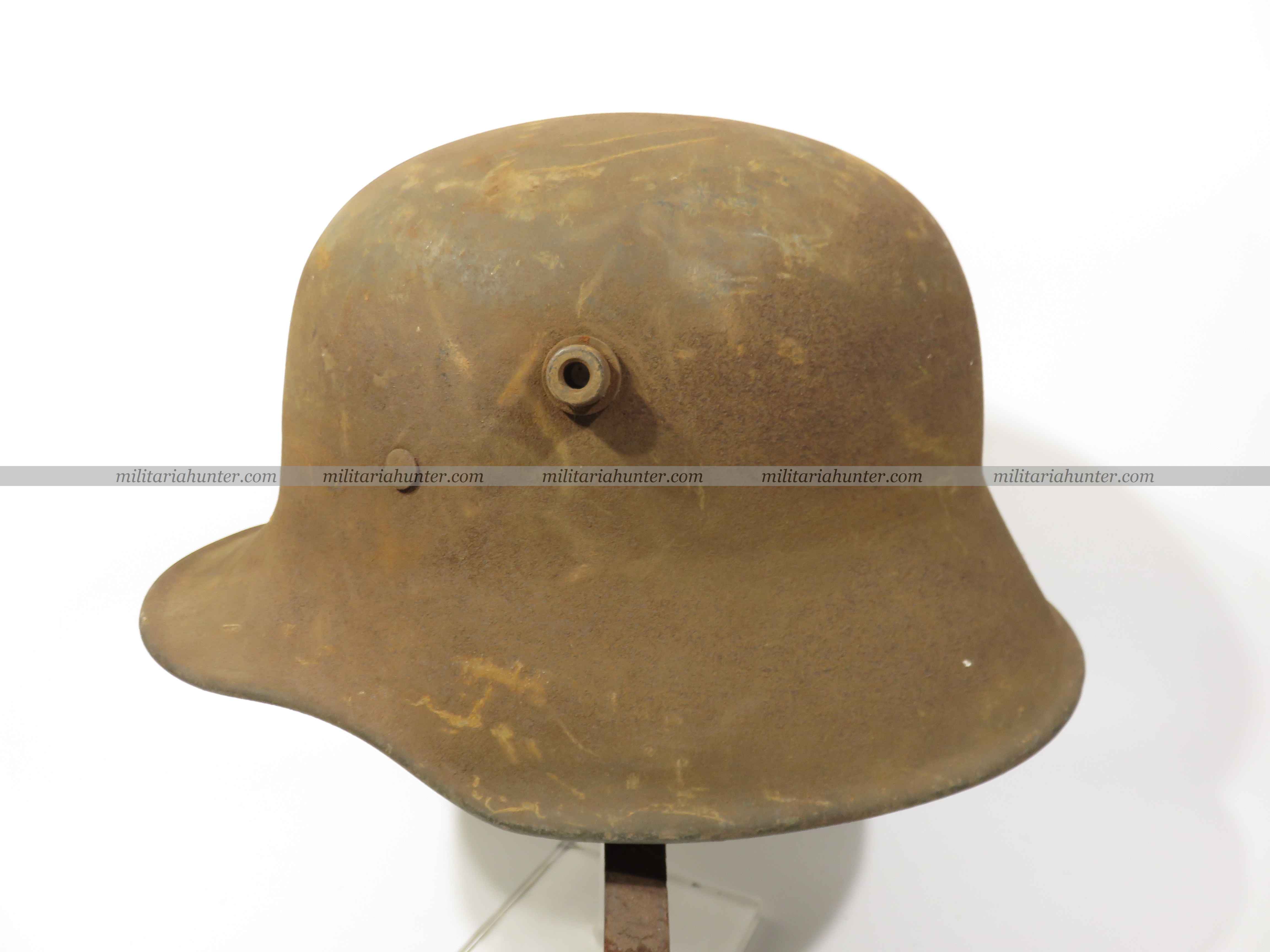 militaria : WW1 german helmet Stahlhelm M18 - casque allemand M18 à restaurer